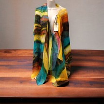 Vitamin A Laguna Beach Silk Aqua Molly Brown Swimsuit Cover Up Marina Po... - $93.11