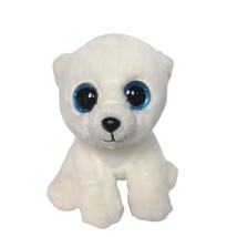 Ty Beanie Boo Artic White Polar Bear Plush Winter Stuffed Animal 2016 6.5&quot; - $21.28