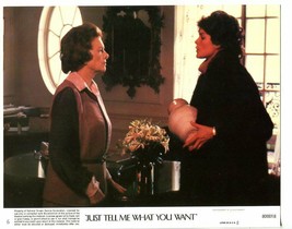 Just Tell Me What You WANT-1980-8X10-STILL-COMEDY-MYRNA LOY-ALI McGRAW-6-vg - £27.26 GBP
