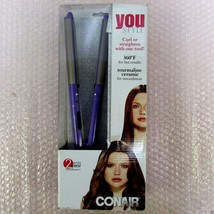 CONAIR-360&#39;F Tourmaline Ceramic Styler YOU STYLE-Curl or Straighten with One Too - £23.59 GBP