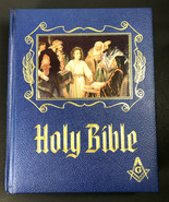 MASONIC HOLY BIBLE Ed.,Master Reference Heirloom Red Letter Ed 1971 - £26.56 GBP