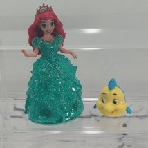 Disney Ariel Little Mermaid Magic Clip Doll and Roller Ball Flounder  - $14.84