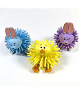 Spike Koosh Balls - Easter Bunny &amp; Duck 2.25&quot; Vintage Classic Rubber Toy... - $16.36 CAD