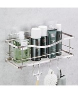 Kincmax Premium Shower Caddy - Self Adhesive Shower Organizer W/ 4, Silver - $52.10 CAD