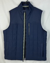 Orvis Jacket Quilted Vest Full Zip Navy Blue Casual Men’s Size Large - $39.99