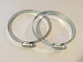 2 Pack -  Size # 60 Worm Gear Hose Clamp Stainless Steel 4-1/4&quot; - £10.61 GBP