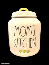 Rae Dunn Mom&#39;s Kitchen Sunflowers Chubby Large Canister Cookie Jar New - £25.26 GBP