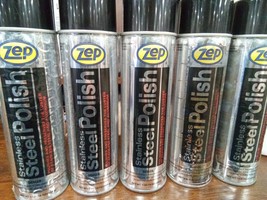 5pk ZEP PROFESSIONAL STAINLESS STEEL CLEANER &amp; POLISH 705kb - £34.34 GBP