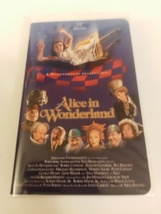 Alice in Wonderland 1999 Hallmak Entertainment VHS Video Cassette Like New - £9.43 GBP
