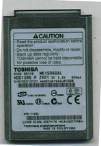 Lot De 5 Toshiba 10GB 4200 RPM, 1.8 &quot; HDD MK1504GAL pour Ipod Classique ... - £56.32 GBP
