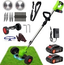 Cordless Weed Eater Battery Powered Weed Wacker 21V Electric Grass Trimm... - £132.93 GBP