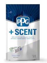 PPG + Scent Odor Control Paint Additive, Crisp Linen, 1 Oz., Add to 1 Ga... - £5.50 GBP