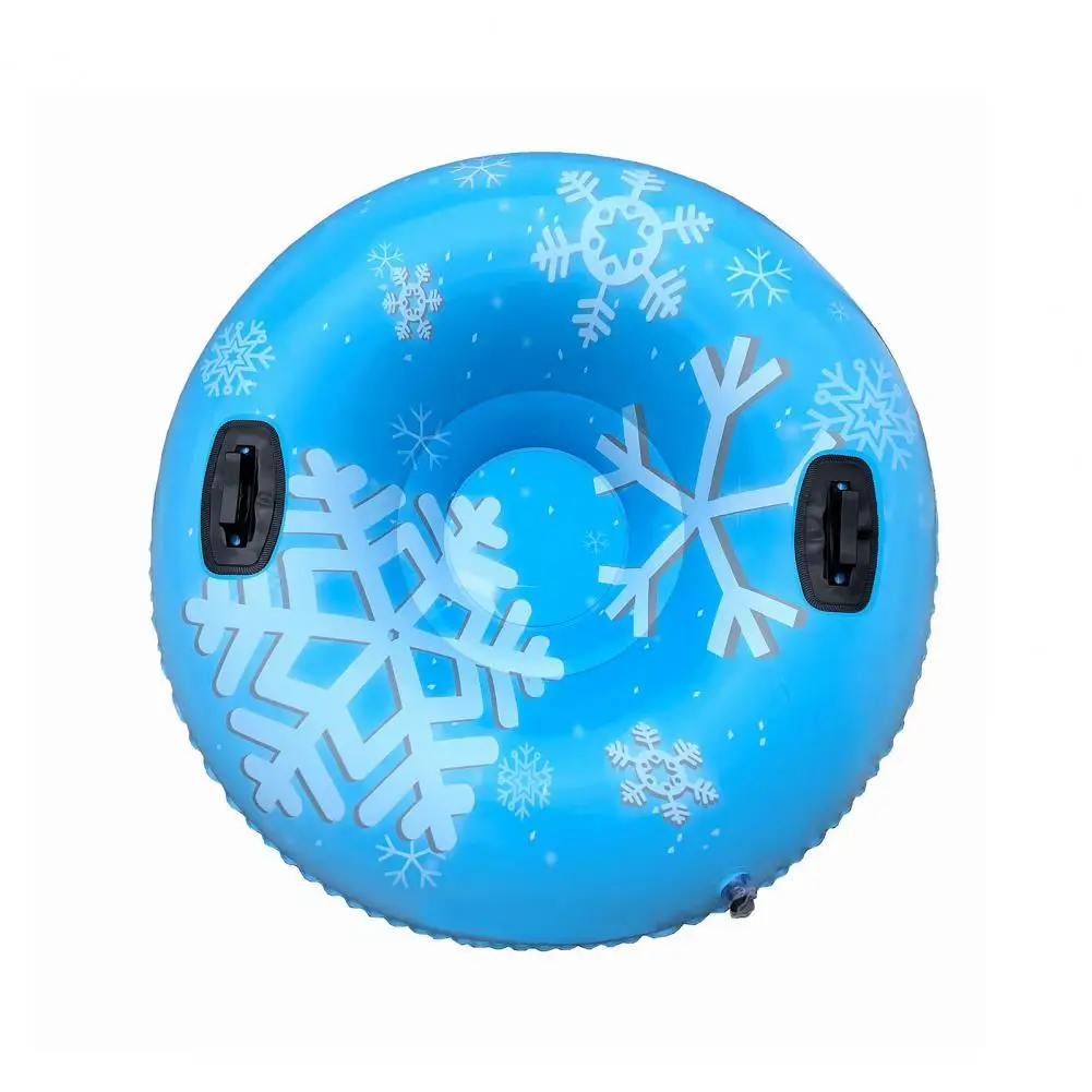 PVC Snow Toys Winter Inflatable Ski Circle Ski Circle With Handle Durable - £35.30 GBP