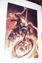 Ghost Rider Poster #18 Wheels of Hellfire by Clayton Crain MCU Movie - £23.69 GBP