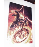 Ghost Rider Poster #18 Wheels of Hellfire by Clayton Crain MCU Movie - £23.42 GBP