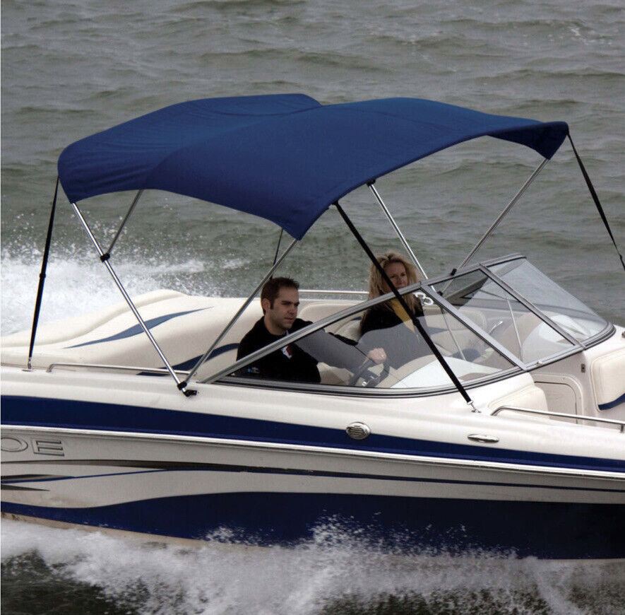 Shademate OV80228OA Royal Bimini Top Poly Fabric/Boot,3Bow,6&#39;L,46&quot;/54&quot;H,... - $196.89