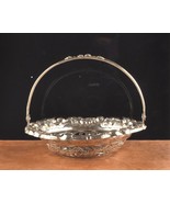 *Vintage Sterling Silver Round Pierced Fruit / Bread Basket - $3,447.46 MXN