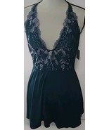 AUDEN ~ Size Small (S) ~ TEAL GREEN ~ V-Neck ~ Babydoll w/G-String ~ 19M6P - $445.10 MXN