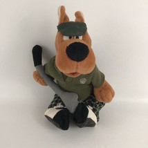 Warner Bros Scooby Doo Golfer 10&quot; Plush Stuffed Vintage Toy Hanna Barbera - $19.75