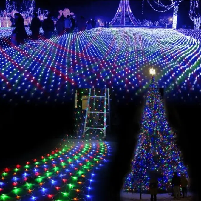  *2 M waterproof LED Net  Fairy String Light ice bar lamp for Indoor Outdoor Twi - £96.22 GBP