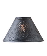 17 inch Flared Lamp Shade with Chisel in Textured Black Tin - €45,08 EUR