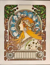 Alphonse Mucha Zodiac Calendar Grid Fine Art Lithograph ME 15/35 S2 Atelier - £1,059.92 GBP