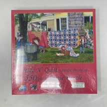 Sunsout 550 Piece Jigsaw Puzzle Hide ‘N Quilt by Susan Brabeau - $19.00