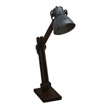 Vintage Rusty Industrial Desk Lamp - $1,931.29 MXN