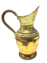 PEERAGE Vintage Copper Brass Milk Ale Wine Water Jug Beer Pouring Spout Pitcher - £14.24 GBP
