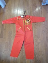 Six Million Dollar Man Jumpsuit Costume Child Small 4-6 Ben Cooper Inc Vintage - $30.74
