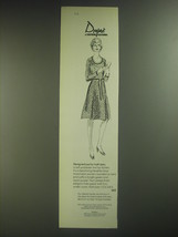 1974 Draper's Kohler Dress Ad - Designed just for half sizes - $18.49