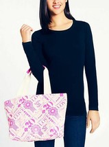 Kate Spade New York 20th Anniversary &quot;Things We Love&quot; Canvas Tote Pink /... - £58.34 GBP