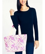 Kate Spade New York 20th Anniversary &quot;Things We Love&quot; Canvas Tote Pink /... - £58.04 GBP