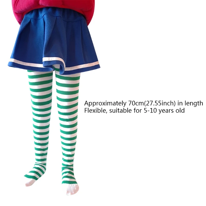 Kids cosplay claic stripe pantyhose boys girls stocking for 5 6 7 8 9 10 year thumb200