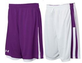 Under Armour Womens Undeniable Reversible Basketball Shorts  Purple / White  - £15.70 GBP