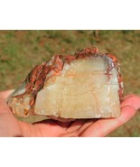 Calcite Tri Color Yellow Red Clear 466g Energy Chakra Healing Stone Medi... - £18.87 GBP