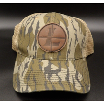 Leupold Men&#39;s Snapback Mesh Back Camo Hat Big Patch Logo Scope Optics Logo - $19.79