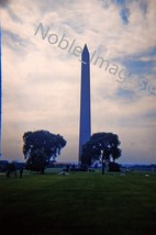 1960 Washington Monument Silhouette Flags Washington DC Kodachrome 35mm Slide - £4.27 GBP