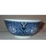ANTIQUE CHINESE EXPORT CANTON WHITE &amp; BLUE SET OF 3 BOWLS - £98.25 GBP