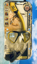 U.S. Divers Adult Magellan Purge LX Mask/Tucson LX Snorkel (Yellow)~Swim Mask - £28.44 GBP