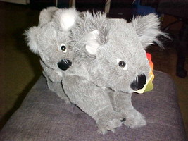 14&quot; Koala With Baby On Back With Tags Puppet Toy From Folkmanis Adorable - £77.97 GBP