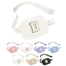 YOOLIFE Fleece Belt Bag Waist Pack Crossbody Beige Kids Size 8-12 - $219.21 MXN
