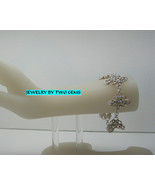B24 sterling silver plated  Japanese diamond chainmaille bracelet - $61.67 CAD
