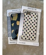 2 pk Cover Fitted Case Slim Shield  iPhone6 Agent18 Dots Fabric Protective - £14.63 GBP
