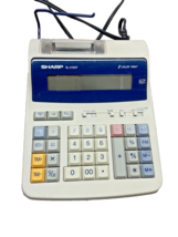 sharp printing calculator EL-2192P -12 DIGIT -WORKING -USED - $42.08