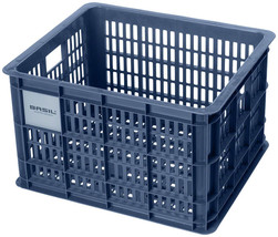 Basil Crate Basket - Medium, 29.5L, Recycled Plastic, Bluestone - £60.19 GBP