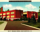 Grammar School Black Mountain North Carolina NC UNP Linen Postcard Unuse... - $3.91