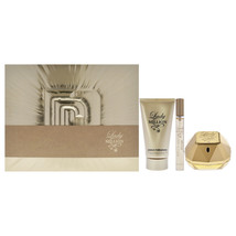 Lady Million by Paco Rabanne for Women - 3 Pc Gift Set  - £87.33 GBP