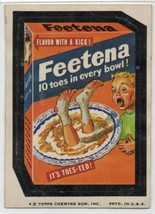 Feetena 1974 Wacky Packages Series 7 spoof of Wheatena Hot Cereal - $4.99