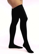 JOBST Opaque Thigh High Dot Band 20-30mmHg (Classic Black) Large - $82.45